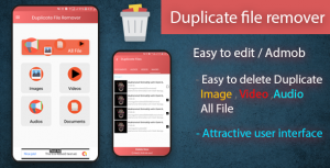 Duplicate file remover native android app