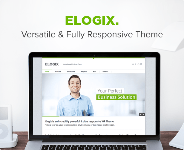 ELOGIX - Responsive Business WordPress Theme - 1