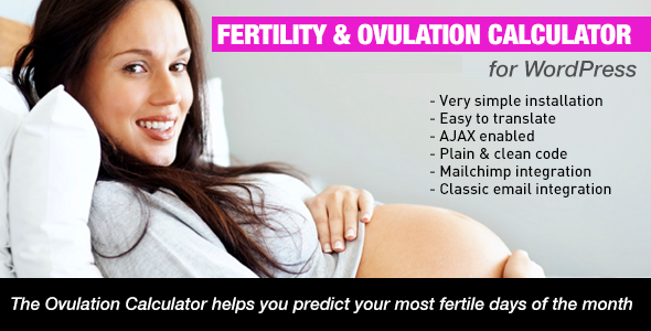 Fertility and Ovulation Calculator for WordPress