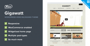 Gigawatt - WordPress Video Theme