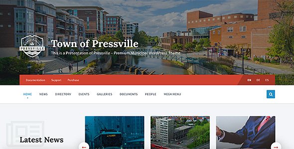 Photo of [Download] Pressville – Unique WordPress Theme for Municipalities